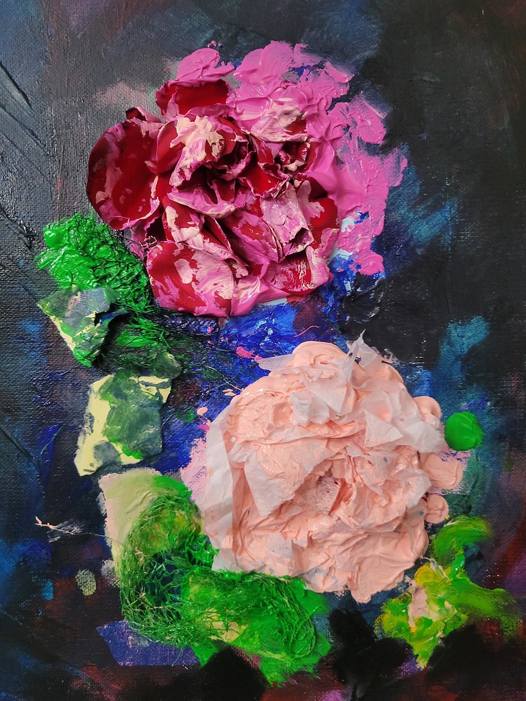 Peonies, Red and Pink