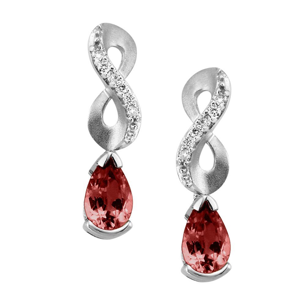 Garnet Earrings — January Birthstone