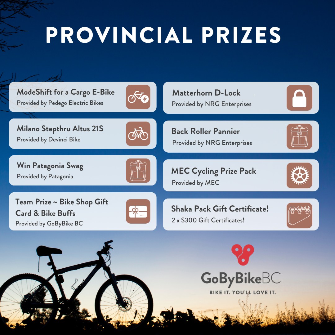Provincial Prizes — Fall GoByBike Week