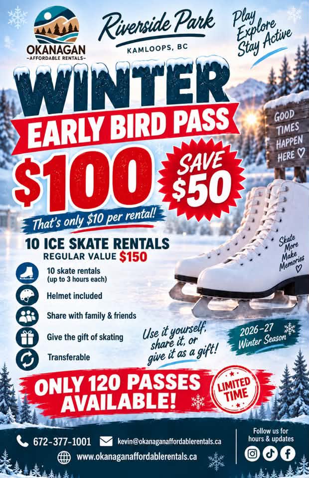 Winter Early Bird Passes — Riverside Park Outdoor Skating Facility